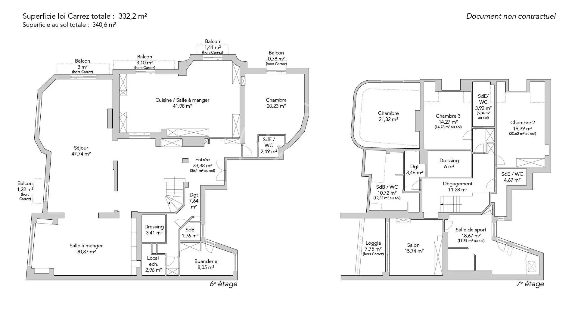 Apartment 10 Rooms • 332.2 m² Muette Nord, Paris 16ème for sale